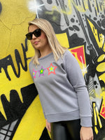 'Shining Star' Organic Terry Sweatshirt by stray funk design