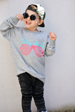 'Stay Shady' Kids Organic Sweatshirt by stray funk design