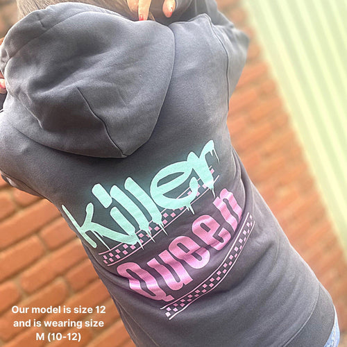 'Killer Queen' Organic Hoodie by stray funk design