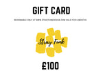 stray funk design gift card