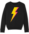 'Lightning' Organic Sweatshirt by stray funk design