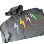 'Thunderstruck' Organic Hoodie by stray funk design